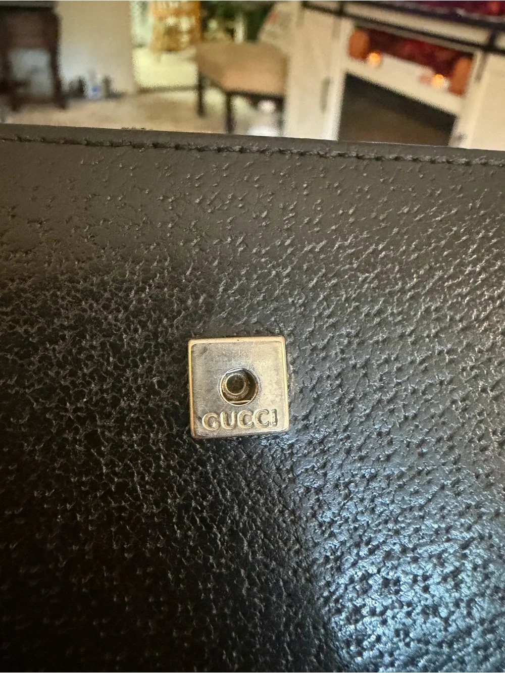 🖤 Vintage Gucci Black Leather Continental Wallet — COA Included